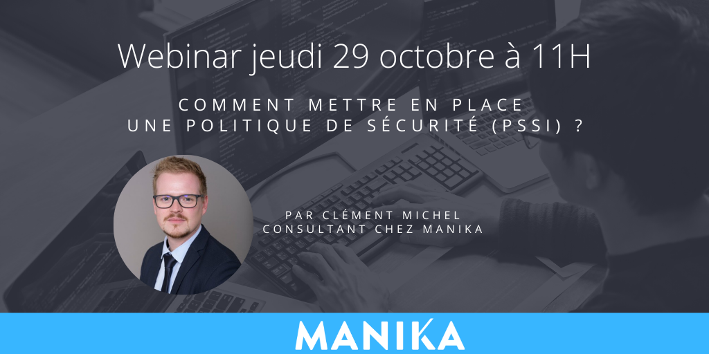 Webinar : Comment mettre en place une politique de sécurité (PSSI) ?