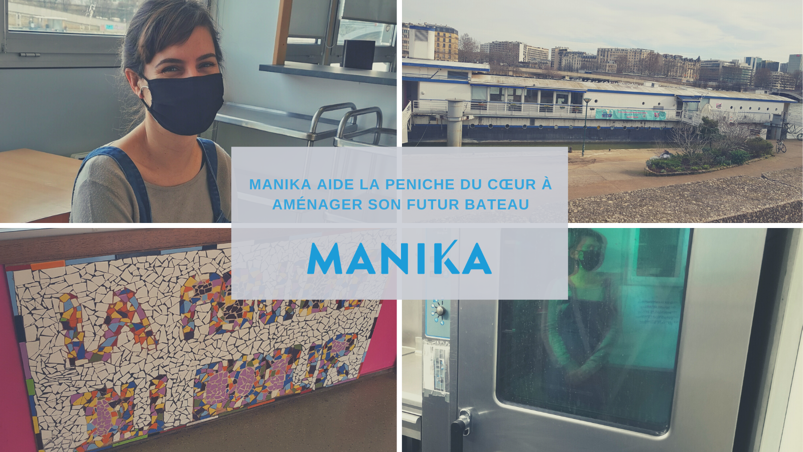 MANIKA soutient la péniche du coeur pour l’aménagement de son futur bateau