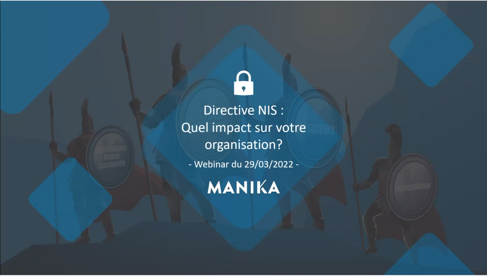 Webinar MANIKA sur la Directive NIS